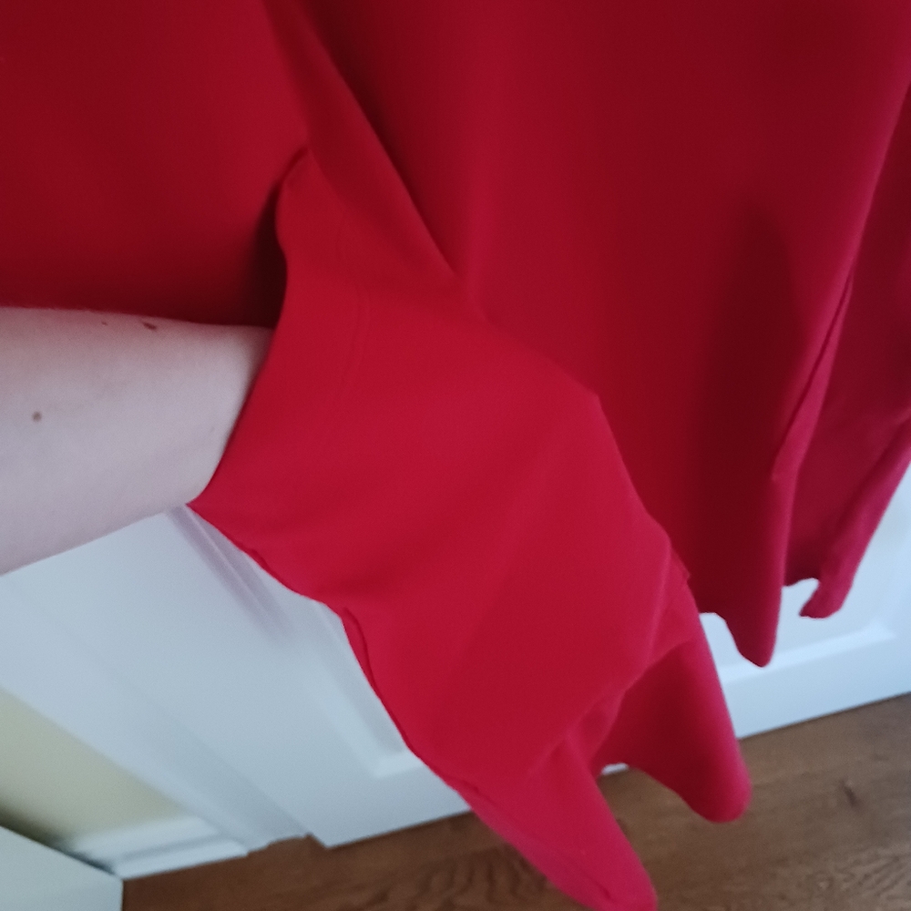 Red Embroidered Dress - Picture 6 of 7